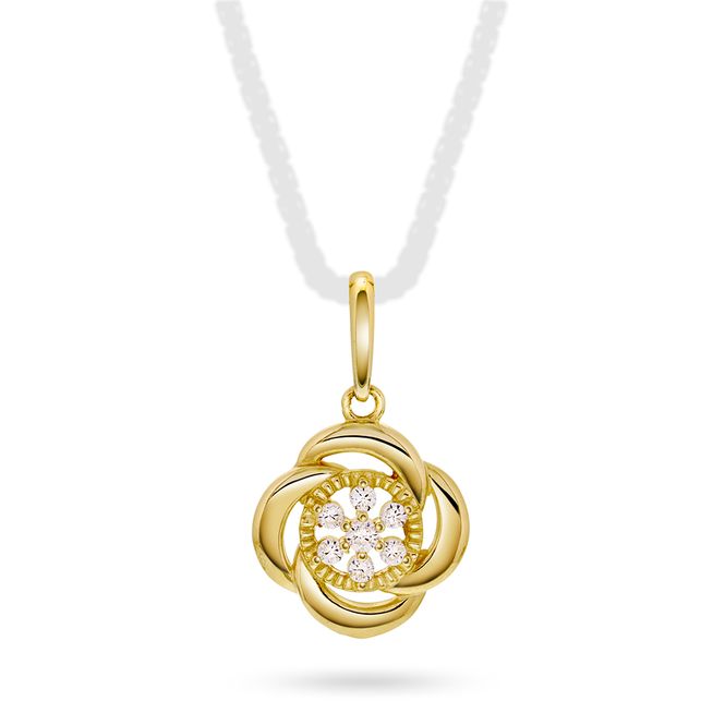 Hovedbilde Anheng Knute i gull med ...