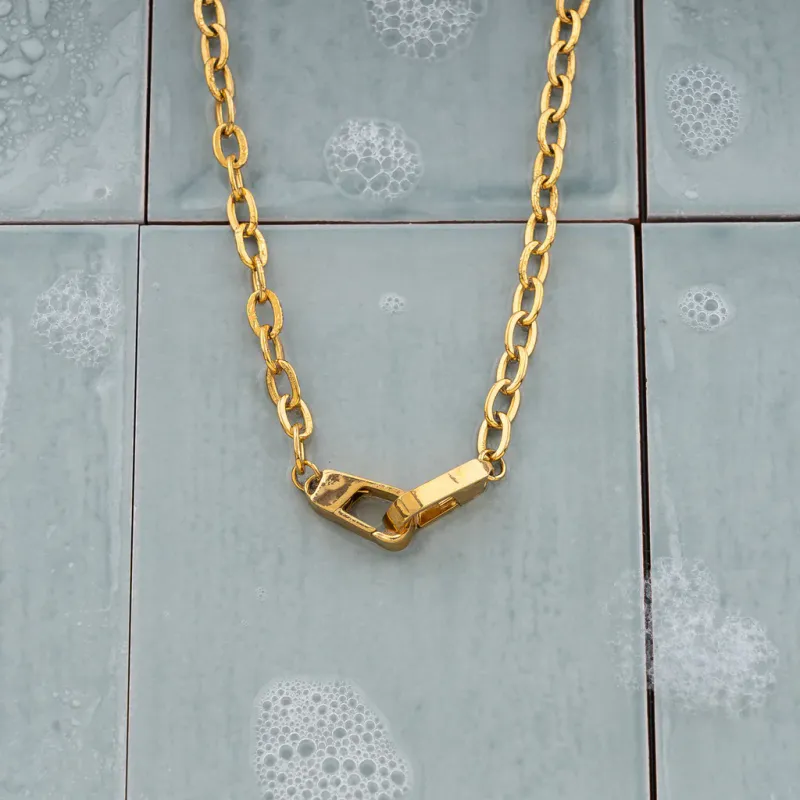 Frida Leonore Unity necklace i forgylt stål