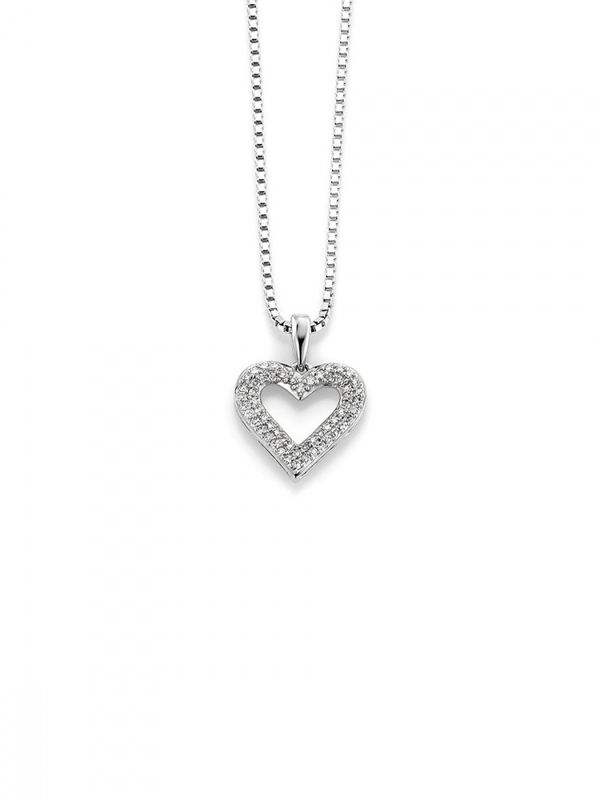 GD Gull anheng med diamanter 0,15ct W.SI 