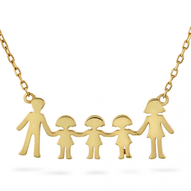 Familie - Smykke i sølv tre jenter