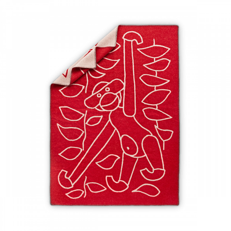 Kay Bojesen Tekstiler Pledd Rødt