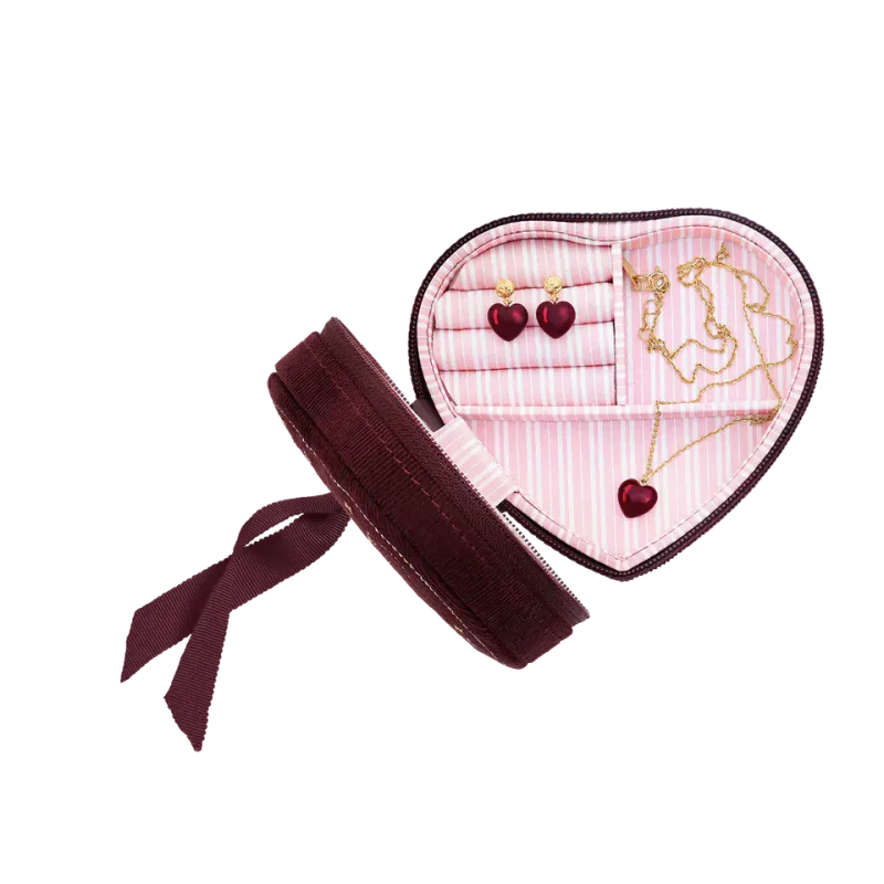 Maanesten Hjerteboks Maroon