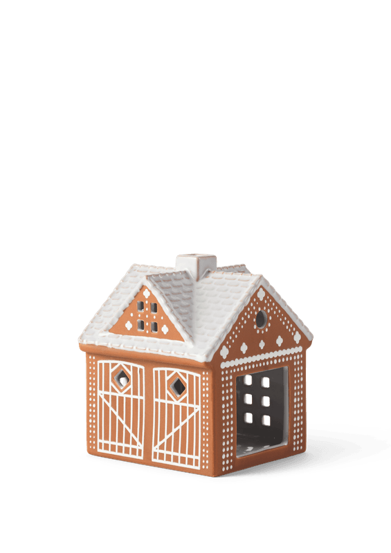 Kähler Hammershøi Pepperkakehus lyshus medium 11,5 cm