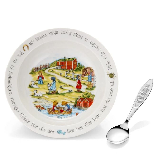 Hovedbilde Bæ bæ lille lam Grøtskål og ...