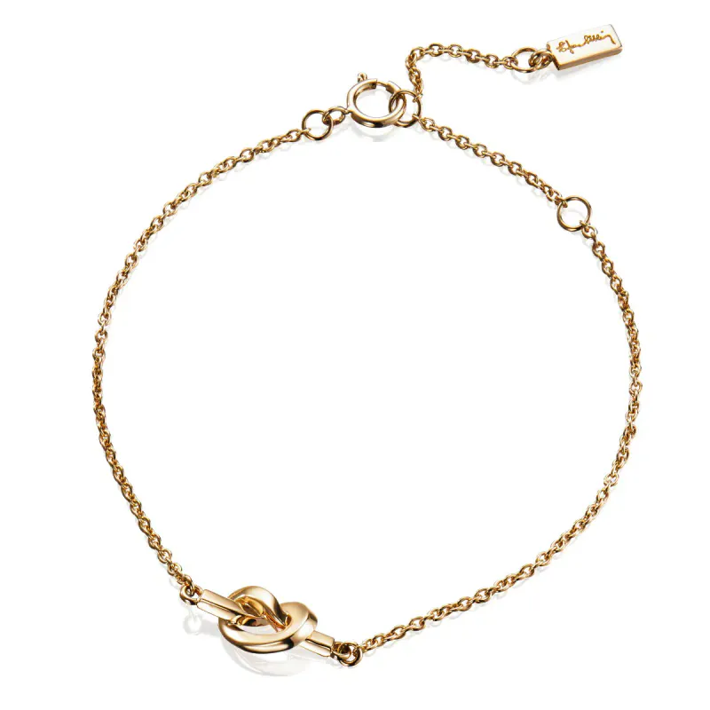 Efva Attling Love Knot armbånd gull