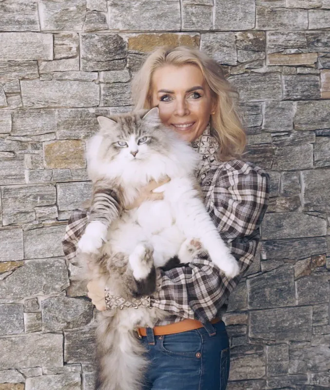 NORDlys blusen i flanell m/puff