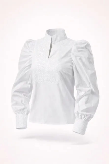 Hovedbilde NORDlysblusen i hvit 