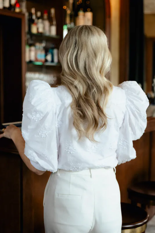 Janne Formoe Vilekerikkepuff - Bright White