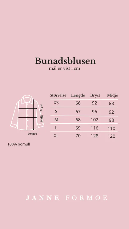 Janne Formoe Bunadsblusen - Bright White