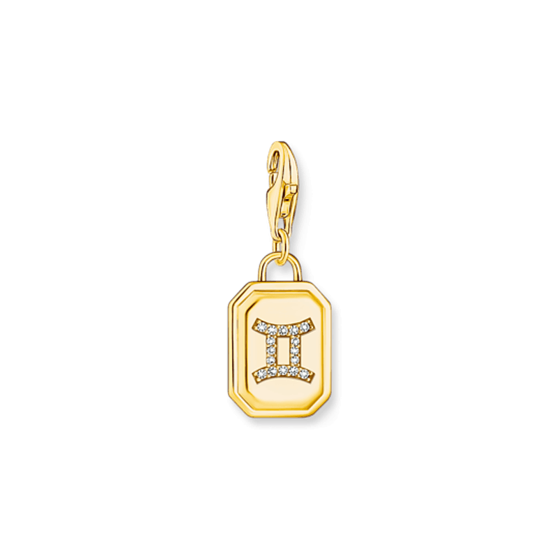 Thomas Sabo charm Tvilling Stjernetegn forgylt charm