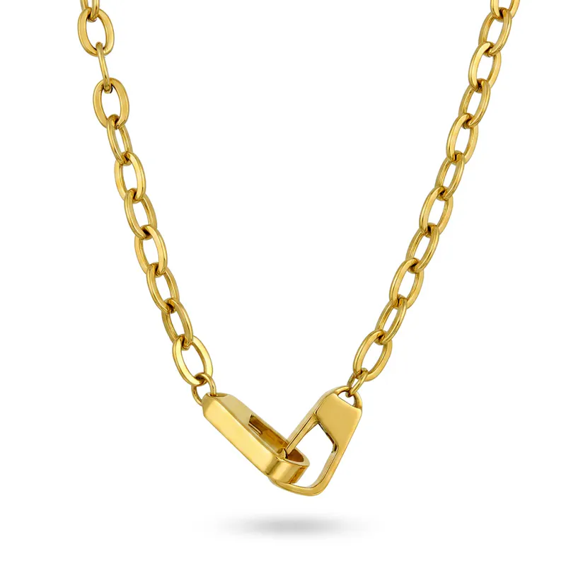 Frida Leonore Unity necklace i forgylt stål