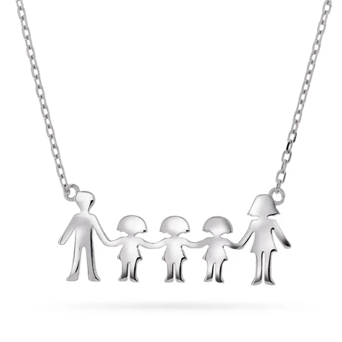 Hovedbilde Familie - Smykke mor, far, 3 ...