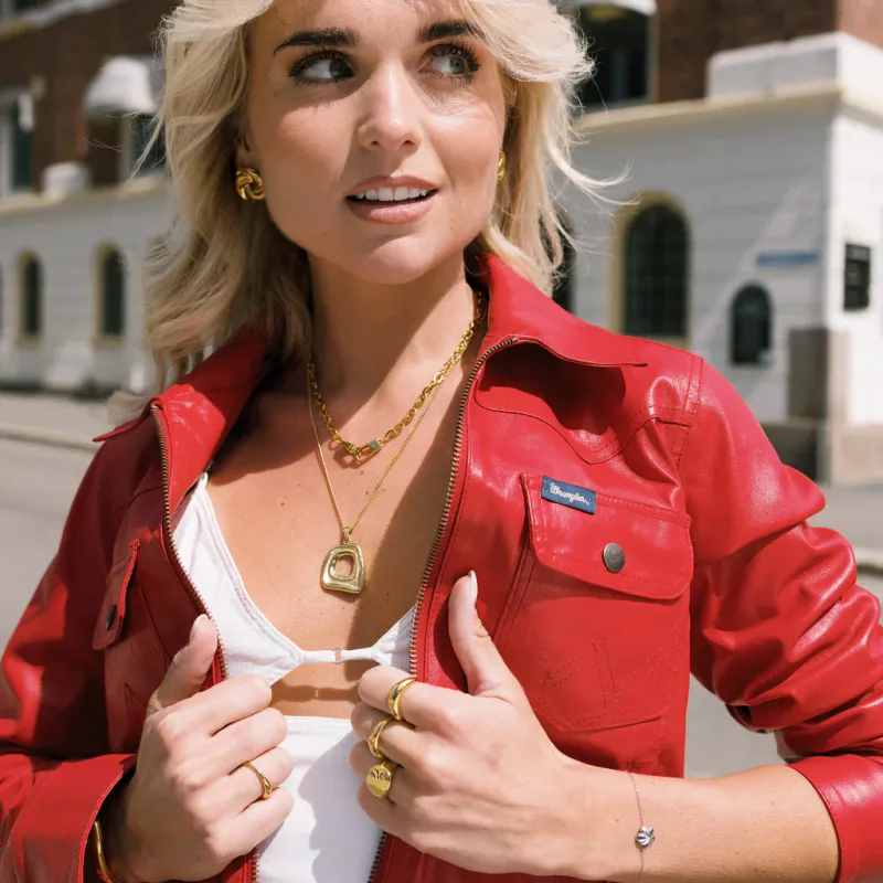 Frida Leonore Unity necklace i forgylt stål