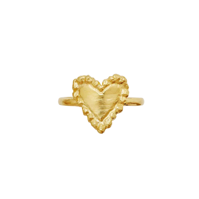 Maanesten Abra ring forgylt